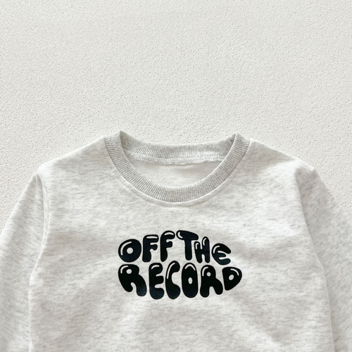 Casual and Versatile Two-Piece Set: Letters Print Top Pullover and Pants for Baby and Toddlers - 716252301658
