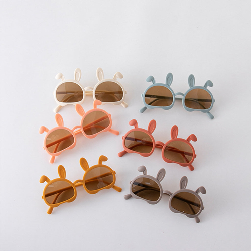 Fashion Bunny Shape Solid Color Sunglasses - 716252314658