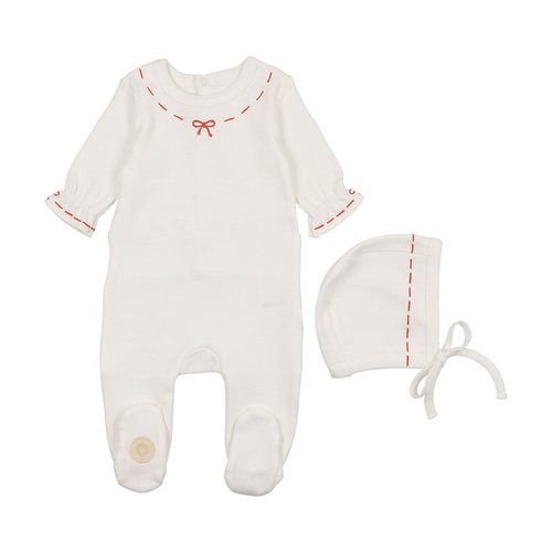 Soft Stitches Girls' Footie & Hat Set - 735525892693