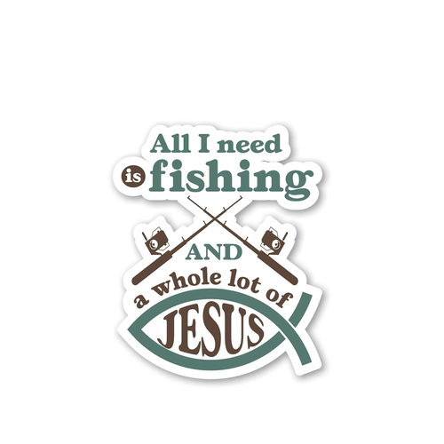 Sticker Fishing And A Whole Lot Of Jesus