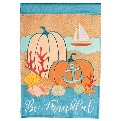 Flag Coastal Be Thankful 29x42