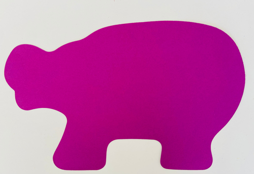 Hippo Assorted Color Super Cut-Outs