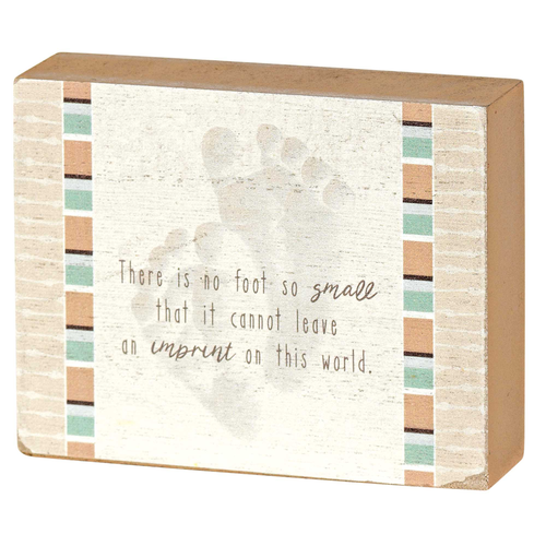 Tabletop Plaque Baby No Foot Small 4x3