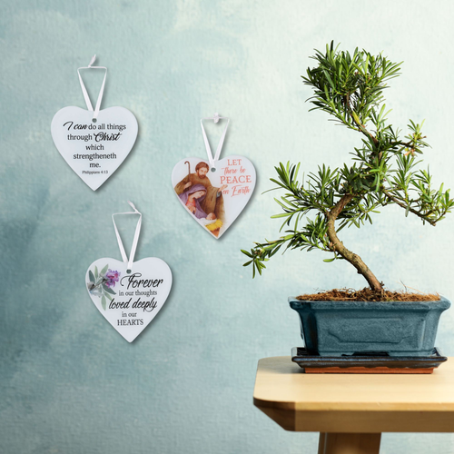 Glass Ornament Forever In Our Thoughts
