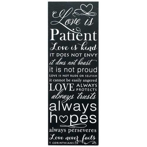 Love Is Patient Wall Plaque
