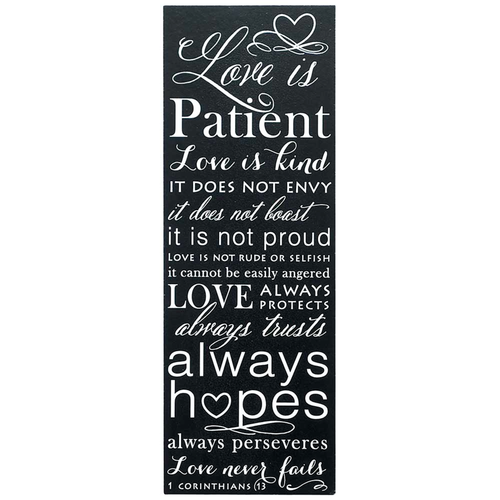 Love Is Patient Wall Plaque