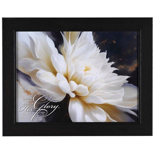 Framed Wall Art His Glory Is. 6:3 16x12