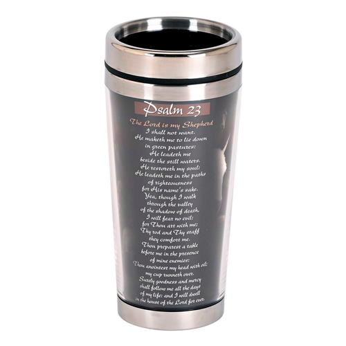 Travel Mug Psalm 23 16 oz
