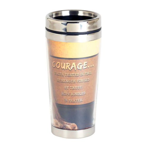 Travel Mug Lion Courage 