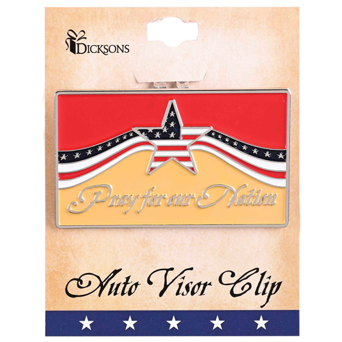 Visor Clip Pray For Our Nation