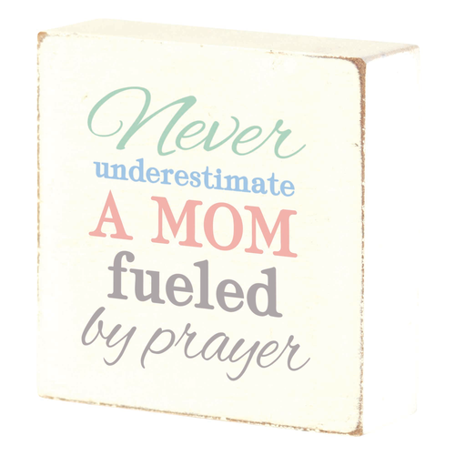 Tabletop Plaque Never Underestimate