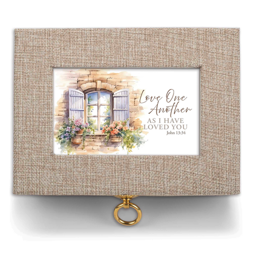 Card Set Linen Beige Windows Assorted
