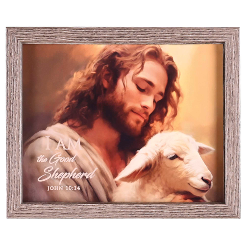 Framed Wall Art I Am The Good Shepherd