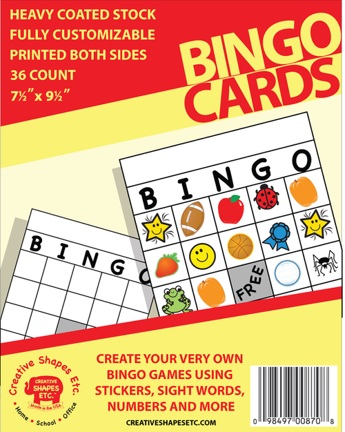 Blank Bingo Cards