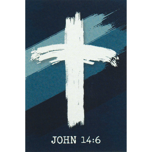 Itty Bitty Card Cross John 14:6