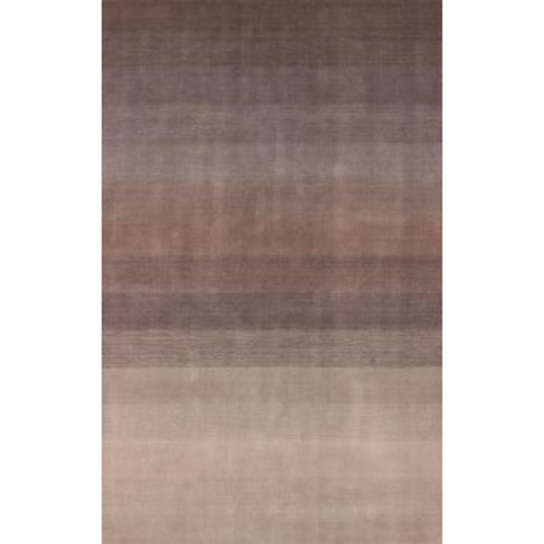 8' X 10' Violet And Brown Hand Loomed Area Rug