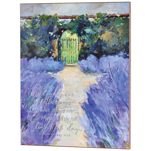 Wall Plaque Lavender Gate The Path