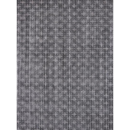 9' X 12' Brown And Dark Grey Medallion Hand Loomed Area Rug