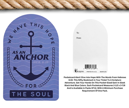 Pocketcard We Have This Hope Heb. 6:19