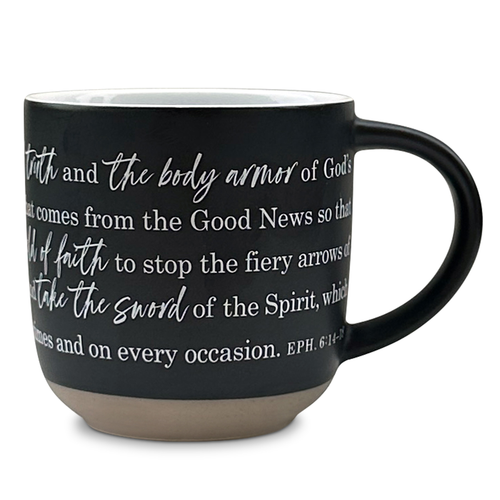 Mug Armor Of God Eph. 6:14-18 Black