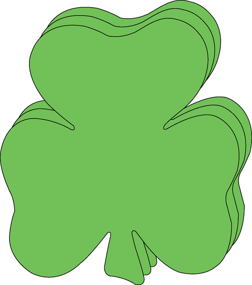 Shamrock Bright Neon Single Color Super Cut-Outs