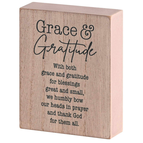 Tabletop Plaque Live Each Day With Grace