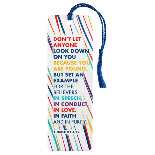 Tassel Bookmark Dont Let Anyone Look
