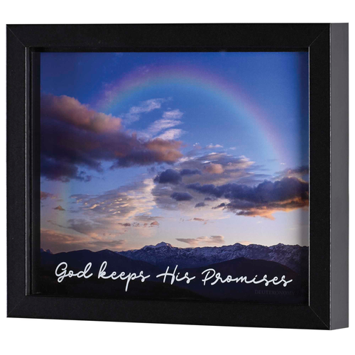 Framed Art God Keeps Promises 10x8