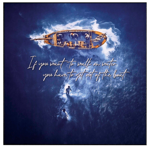 Wall Plaque Get Out Of The Boat 12x12