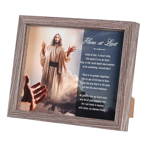 Framed Wall Art Home At Last 10x8