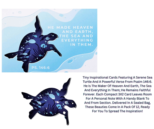 Itty Bitty Card He Made Heaven And Earth