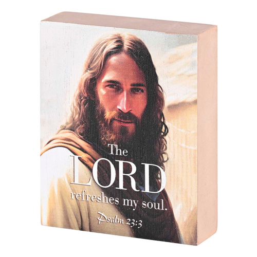 Tabletop Plaque The Lord Refreshes 3x4