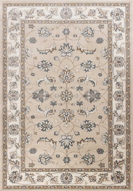 9' x 12' Polypropylene Beige or Ivory Area Rug
