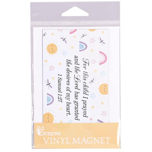 Magnet For This Child I Prayed 5x2.75