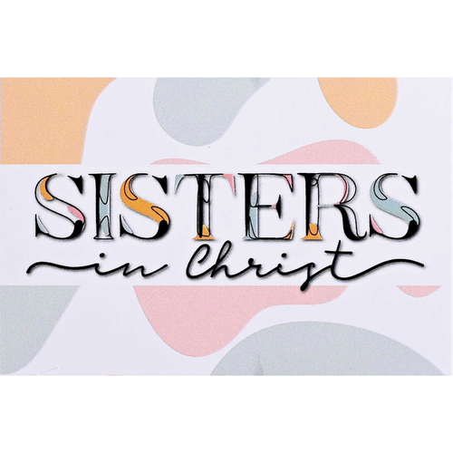 Itty Bitty Card Sisters In Christ 3x2