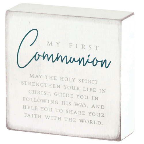Tabletop Plaque My First Communion