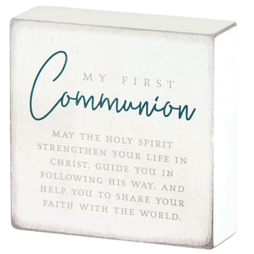 Tabletop Plaque My First Communion