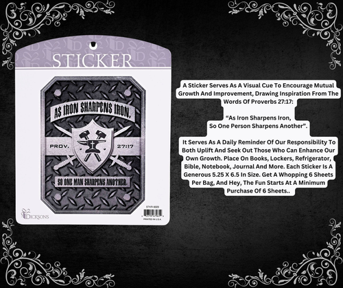 Sticker Iron Sharpens Iron