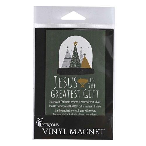 Magnet Jesus The Greatest Gift Pine Tree