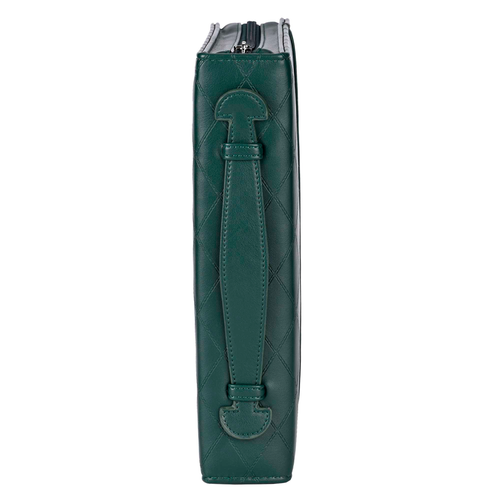 Bible Case Quilted Be Still Green XLarge
