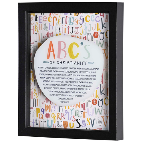 Framed Art ABC Of Christianity 8x10