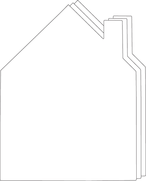 House Single Color Super Cut-Outs