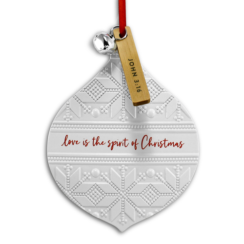 Christmas Ornament Knit Love The Spirit