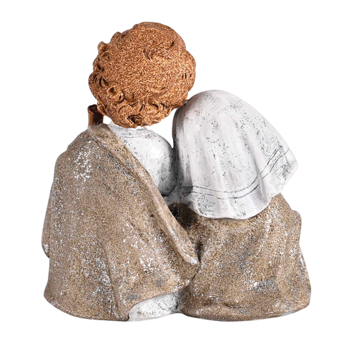 Nativity Holy Family Distressed 4.25H