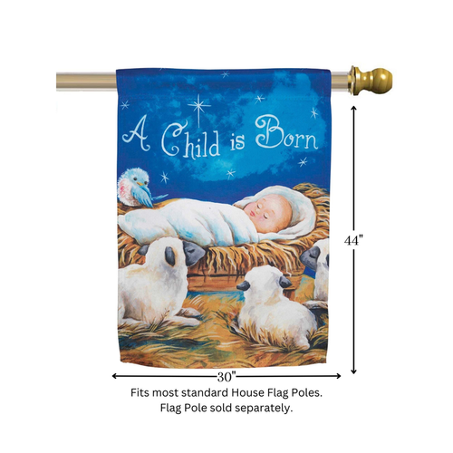 Flag A Child Is Born 30x44
