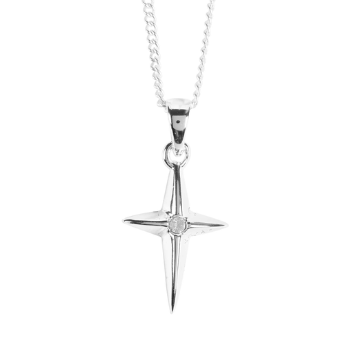 Necklace Granddaughter Star Cross