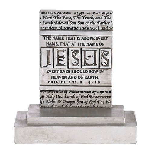 Bookends Names Of Jesus Resin