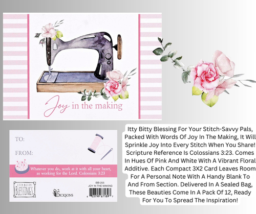 Itty Bitty Card Joy In The Making