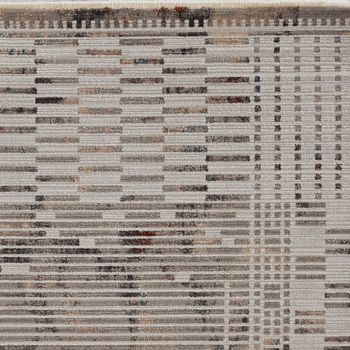 4' X 6' Beige And Brown Abstract Area Rug