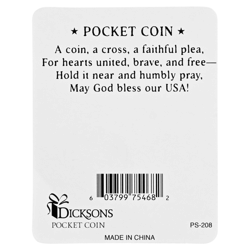 Pocket Coin Cross Blessed Is The Nation